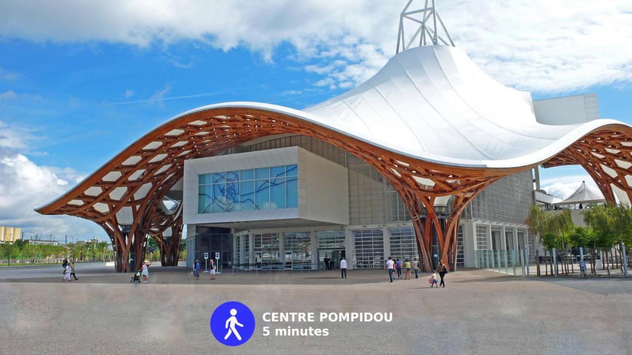 Belchamps Metz Gare Pompidou Lägenhet Exteriör bild