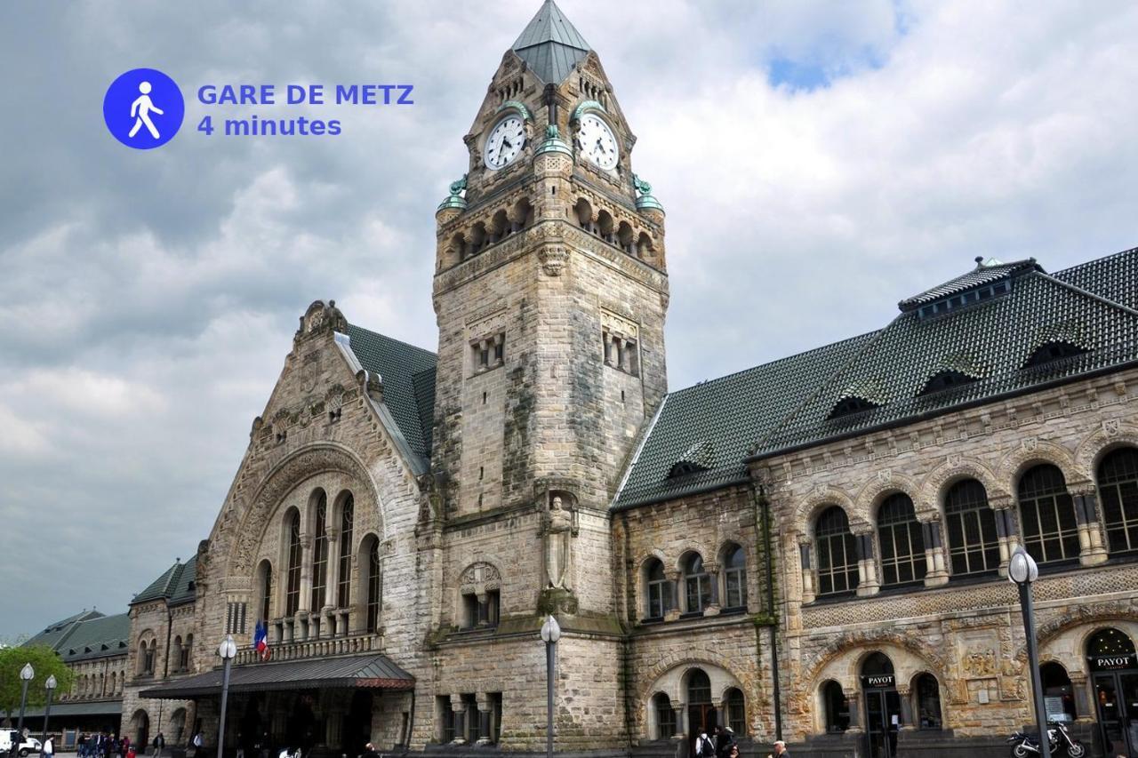 Belchamps Metz Gare Pompidou Lägenhet Exteriör bild